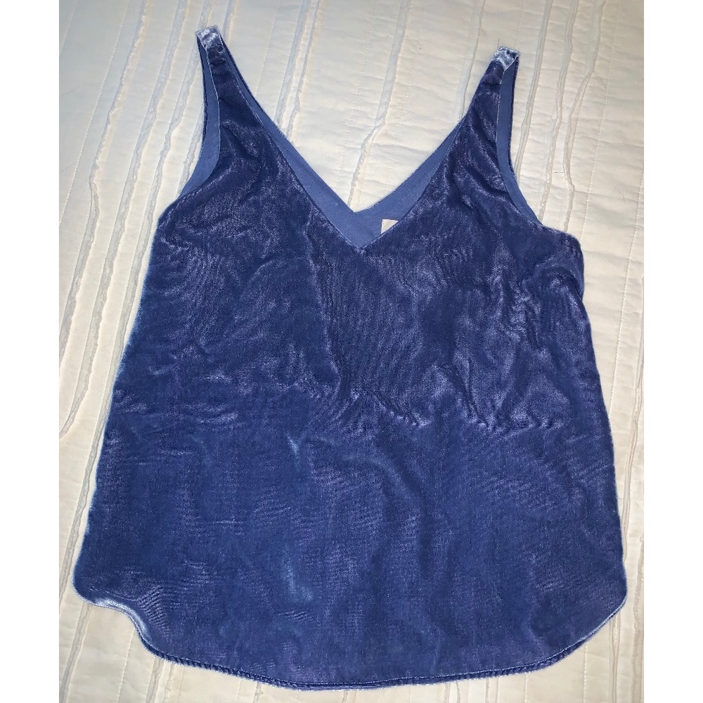 Velour tank top